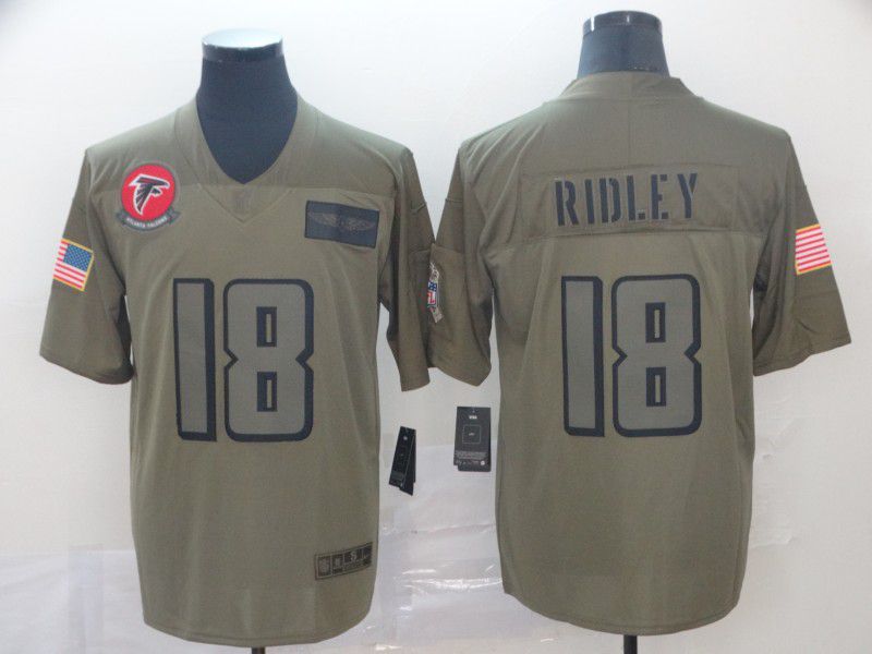 Men Atlanta Falcons #18 Ridley Nike Camo 2019 Salute to Service Limited NFL Jerseys->green bay packers->NFL Jersey